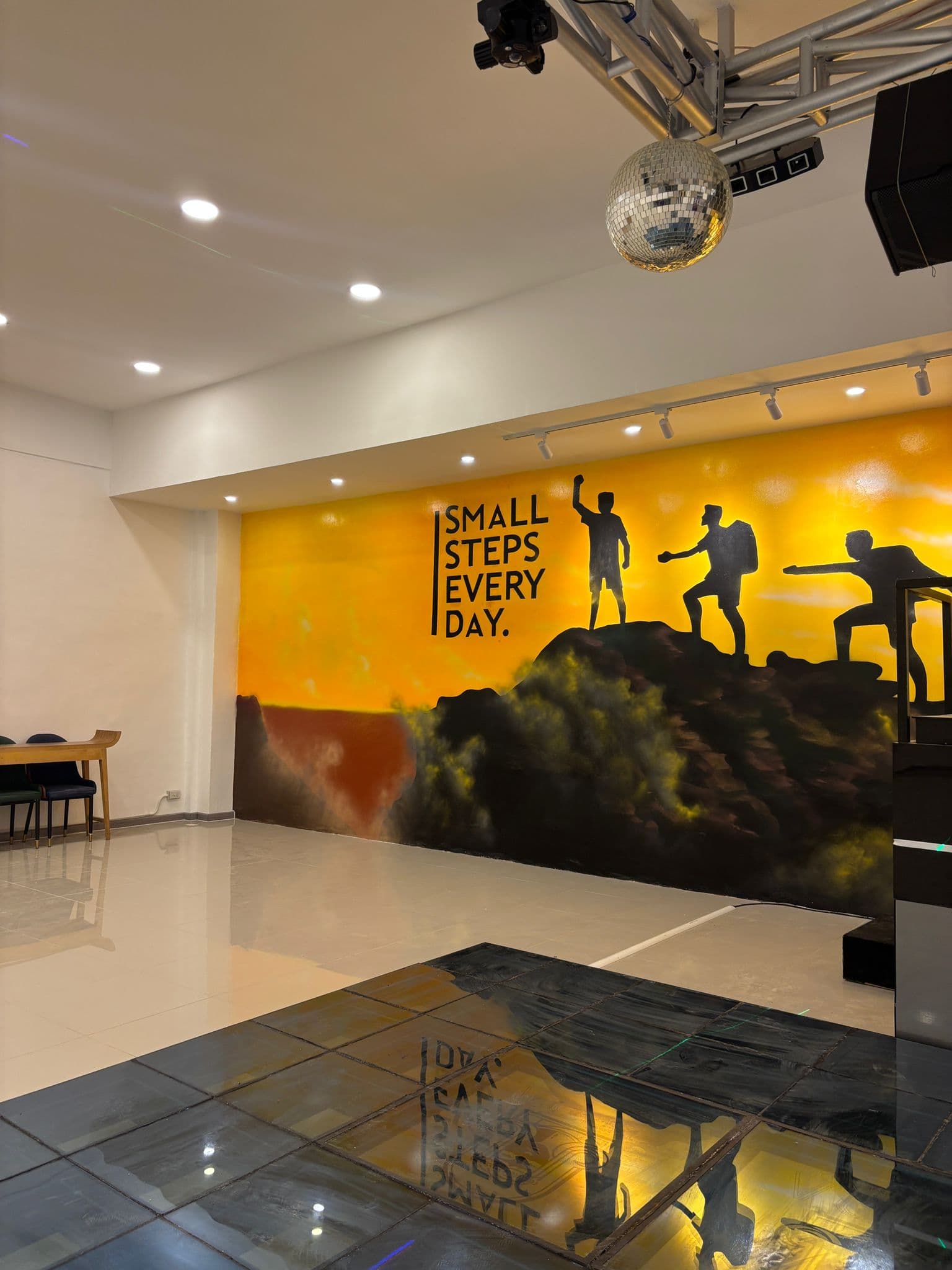 Malgudi Filmy themed dining interior
